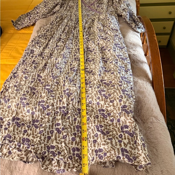 Daughters of India NWOT never worn Purple Floral Maxi Dress - Picture 6 of 10